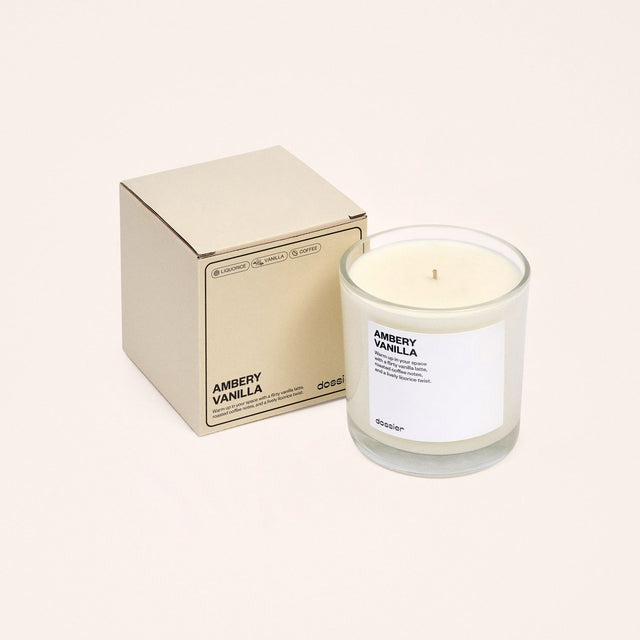 Ambery Vanilla Candle